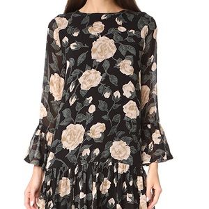 Ganni Carlton Georgette Dress